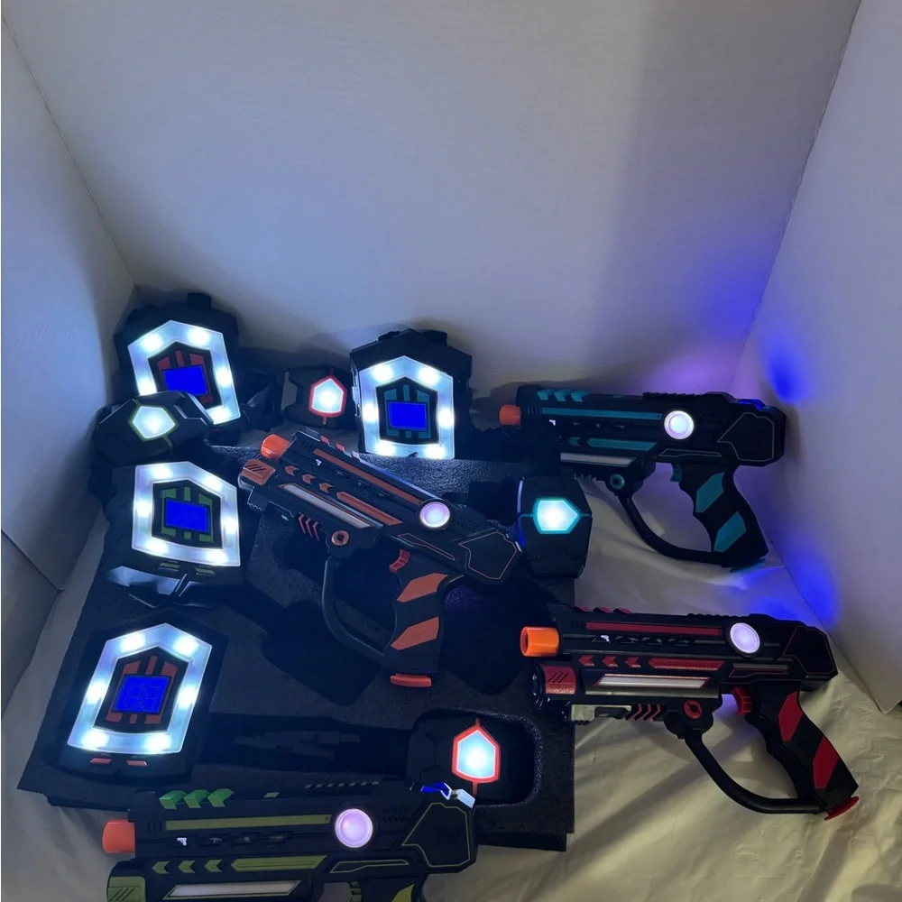 Battle Action Laser Tag 2.0 - Black and Blue Set of 4